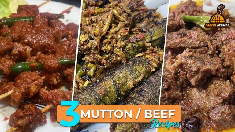 3 Best Mutton/Beef Recipes For Eid Celebrations | Bakra Eid Special Video