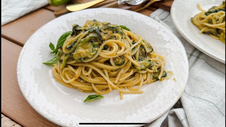 Spaghetti Alla Nerano, Classic Italian Recipe