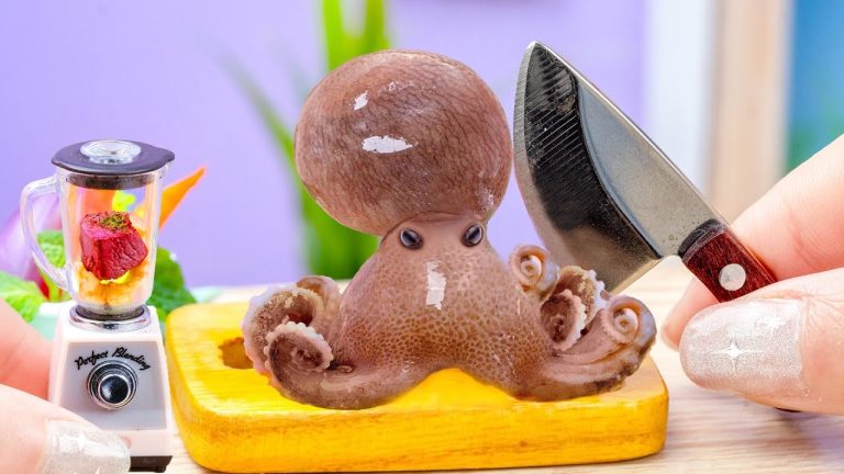 3000+ Best Seafood Recipes 🐙 Amazing Miniature Cooking Spicy Baby Octopus