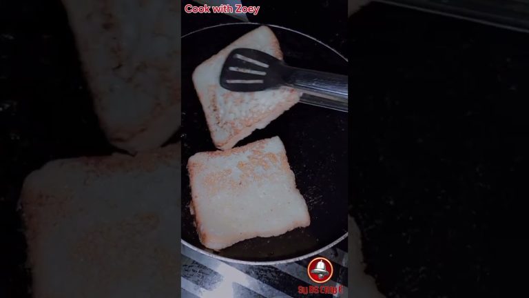 JUST IN 5 MINT RECIPE FRANCH TOSTE RECIPE BY COOK WITH ZOEY.