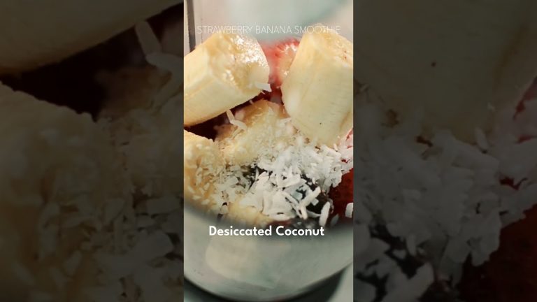 Strawberry Banana Smoothie for Beginners | Diabetes and PCOS friendly Healthy Smoothie Recipes