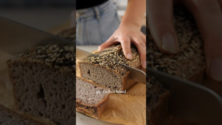 1-Ingredient GF Buckwheat Bread #plantbasedrecipes #glutenfree