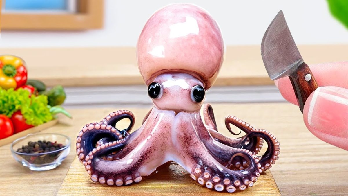 Eat Funny Miniature Octopus 🐙😋 1000+ Tasty Miniature Seafood Recipes | Petite Cooking 🐙💗