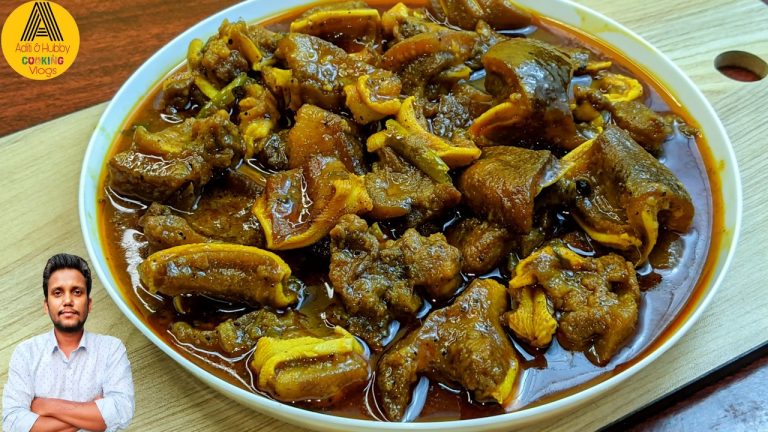 This Indian Style Pork Ears Curry Tastes Better Than Pork Meat | New Pork Recipe | Pig Ears Curry