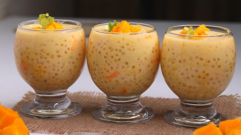 গরমের শান্তি ঠান্ডা ঠান্ডা আম সাবুদানা ডেজার্ট ॥ Mango Sabudana Dessert ॥ Mango Dessert