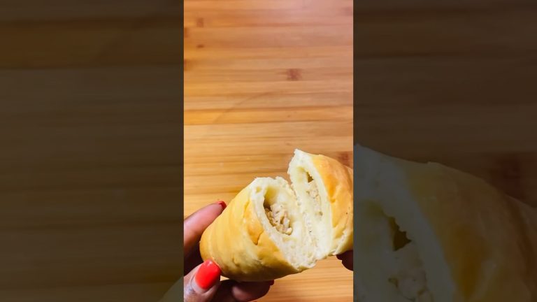 Cozy Snacks | Dough filled with chicken #shorts #snacks #satisfying