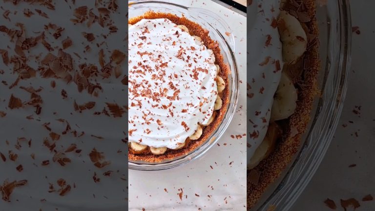 Banoffee Pie✨ #dessert #eid #sweetrecipe #recipe #pie #banoffee #yummy  #ytshortsvideo #viral #food