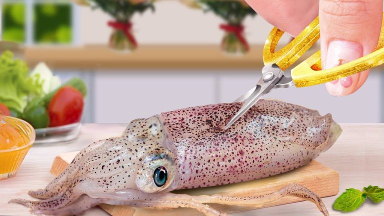 Luxurious Squid Menu and Seafood Ideas 🦑🤩 Best Mini Seafood Recipes 🦑🐙 Petite Dishes Making