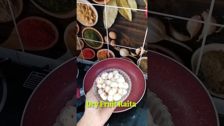 Easy 5 minutes Dessert Recipe at home | Dry Fruit Raita! #shorts #ytshorts #viral😋