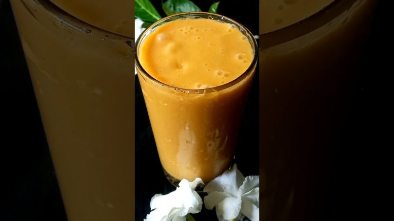 Nutritious Summer Juice | Mango Shake Recipe Without Blender#shorts#shortsfeed#viral#mangoshake