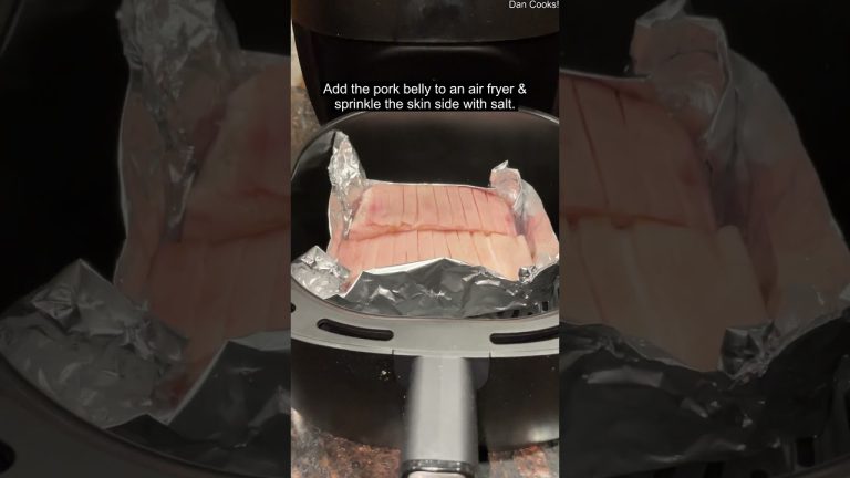 Air Fryer Crispy Pork Belly