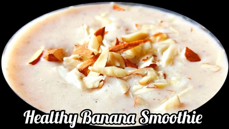 Banana Smoothie || Quick & Easy Smoothie Recipe