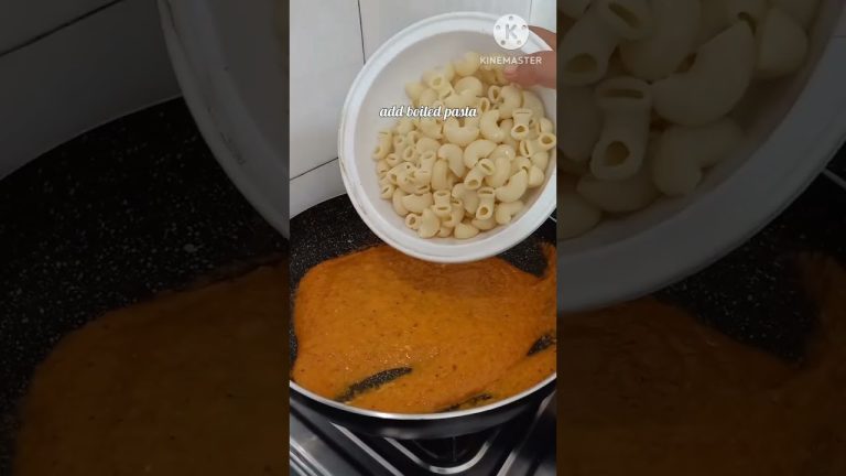 creamy and cheese red sauce pasta recipe #shorts #cooking #viralshorts #red sauce pasta