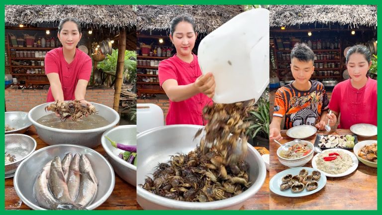 “Rice Crab and Fish Creamy Delicious”, 3 Recipes with Rice Crab and Fish Cooked by Mommy Chef Sros