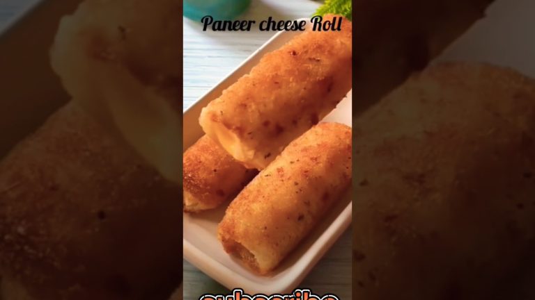 Bred roll with cheese and paneer🤤#food