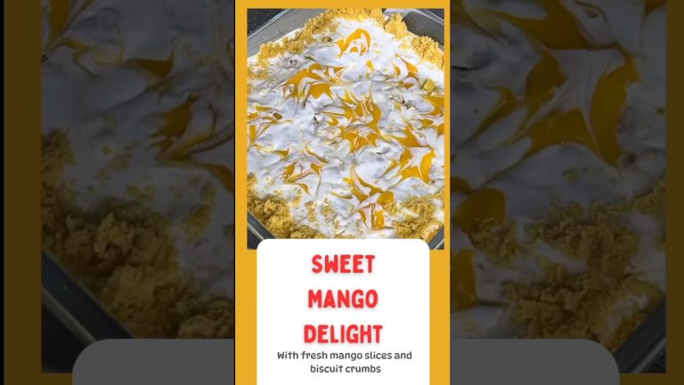 Simple Mango Delight | Creamy Mango Dessert | Mango Trifle Recipe | Delicious Delight