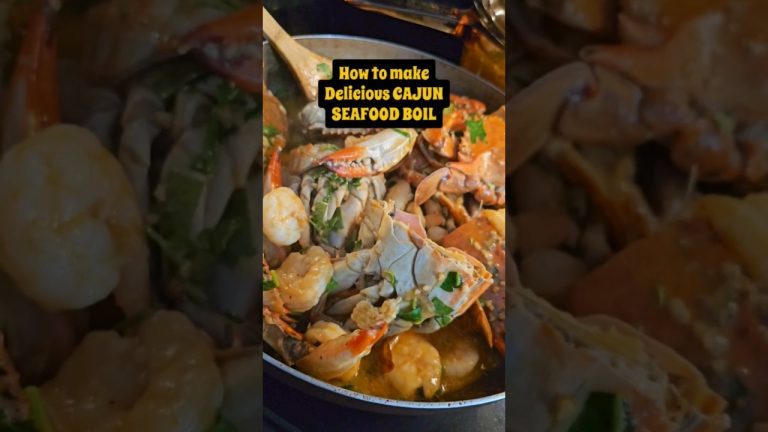 My Cajun Seafood Boil Recipe #shorts #misiswebster #foodblogger #pinoy