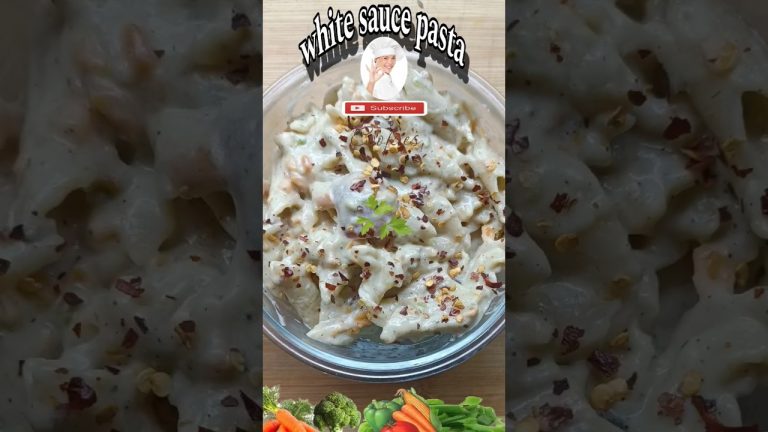 White Sauce Pasta | Creamy & Cheesy White Sauce Pasta | #indianrecipeps  #shortsfeed #shorts  #short