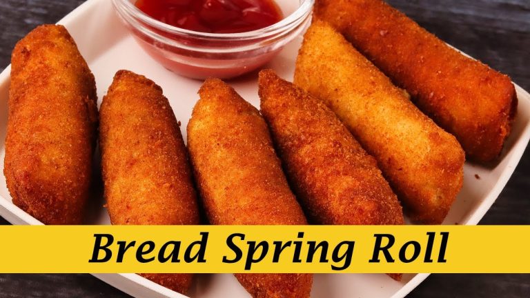 BREAD SPRING ROLLS | EASY SPRING ROLL RECIPE | TASTY SNACKS |