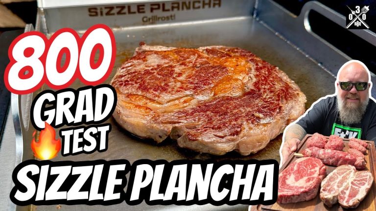 Die NEUE 800 Grad Sizzle Plancha im Test – 030 BBQ