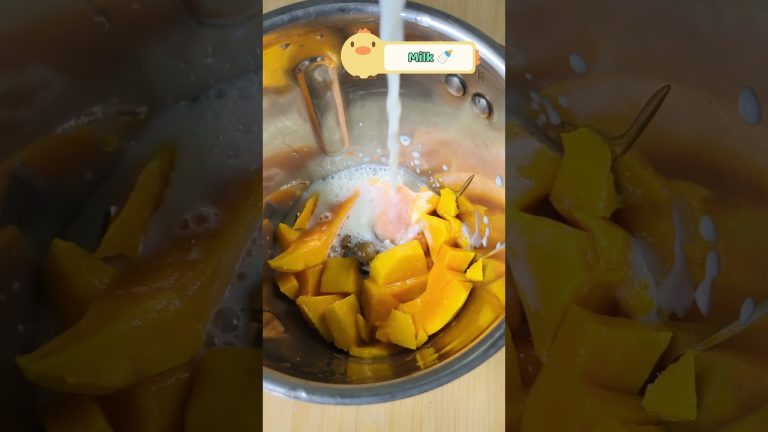 Easy mango milkshake l Need only 3 ingredients #shorts #trending
