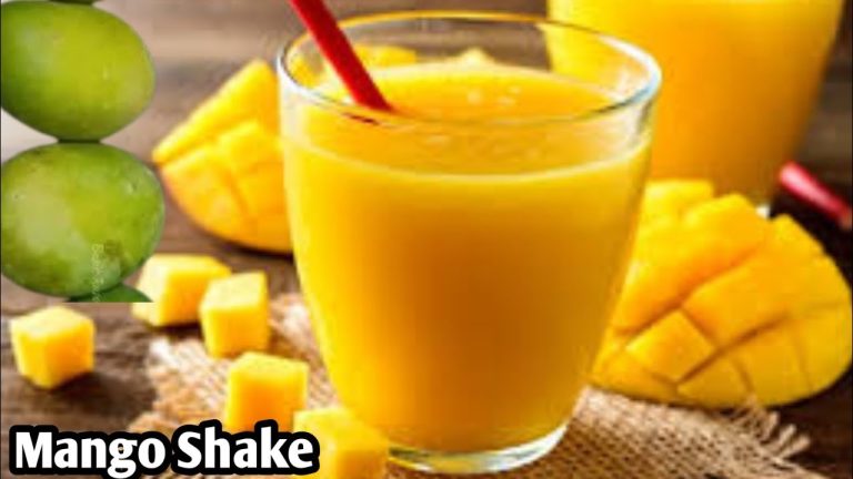 Mango Shake | आम शेक मिल्क्शेक स्मूदी | Mango Milkshake Smoothie | Indian Mango Recipe