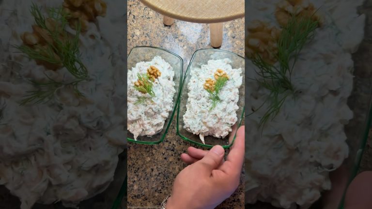 TAVUKLU SÜZMELİ ARPA ŞEHRİYESİ SALATASI