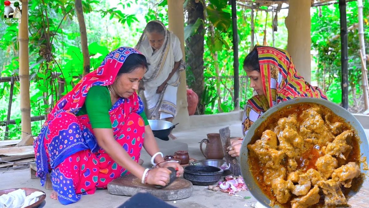 জিভে জল আনা চিকেন মহারানী | Restaurant style cooking CHICKEN MAHARANI | villfood recipes