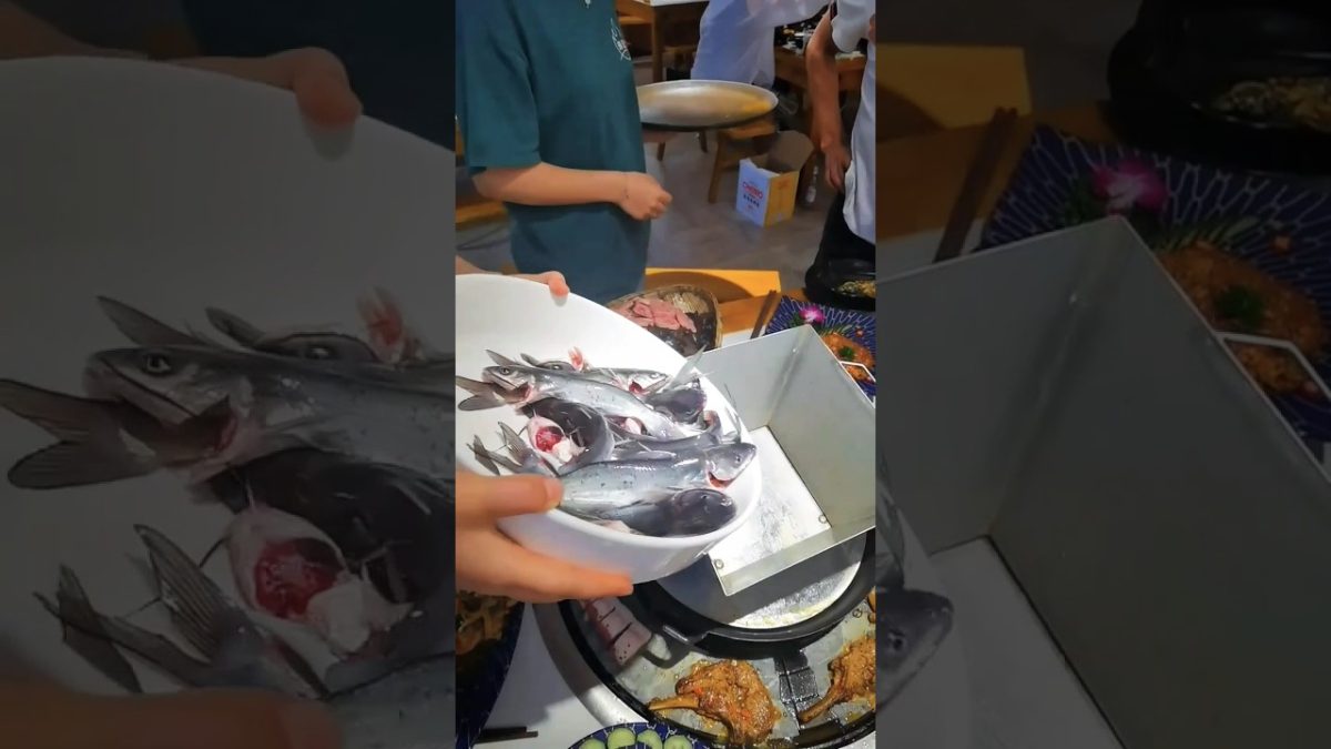 Small fish cooking in kitchen | #food #recipe #fish #cooking