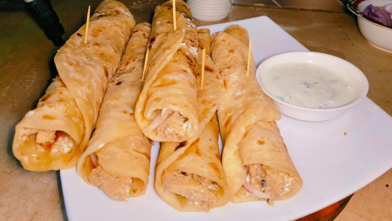 Malai boti paratha roll recipe by falak food secrets |  paratha roll recipe |