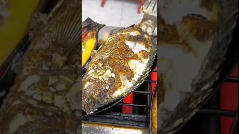 ASMR Village cooking channel spicy fried fish curry yummy Chinese fish fry recipe