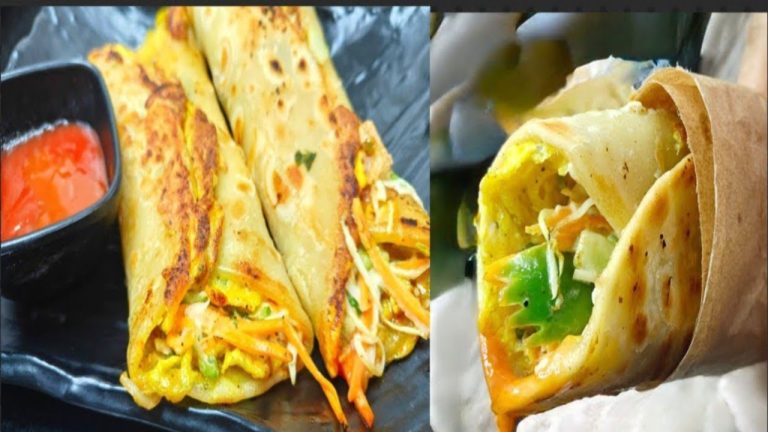Healthy Breakfast: Egg Paratha Roll