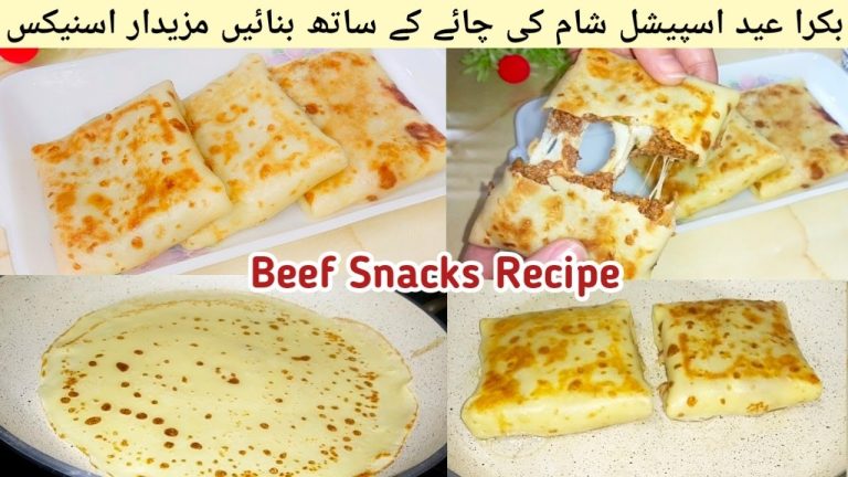Beef Cheese Crepes Recipe | Beef Snacks Recipes | Beef Crepes Recipe | Beef Recipe- Bakra Eid Recipe
