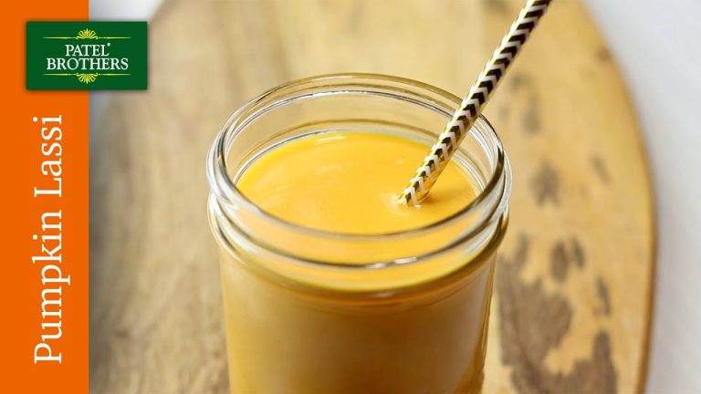 Creamy Pumpkin Lassi | Indian Smoothie | Yogurt Drink Recipe