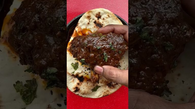 Chaati Par Maans Lotna:Recipe in Description #shorts #youtubeshorts #mutton #muttoncurry #lambcurry