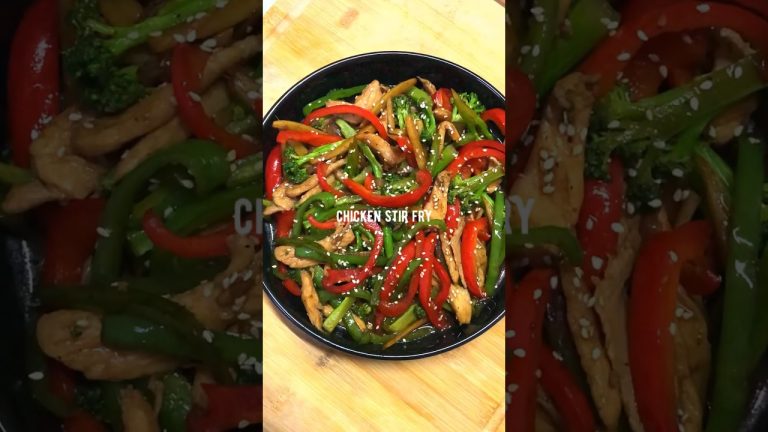 Easy Stir Fry Chicken 🍽️😋👌 #stirfry #chickenrecipe #recipe #cookingvideo #shorts