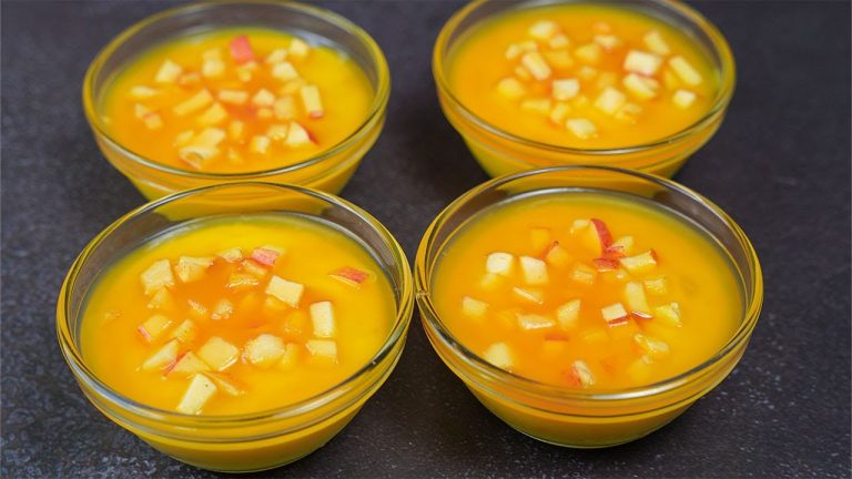 Apple Custard Dessert | Delicious Caramel Apple Dessert Recipe | Yummy