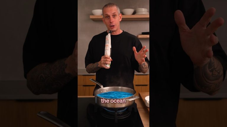 Don’t over salt your pasta water 🌊