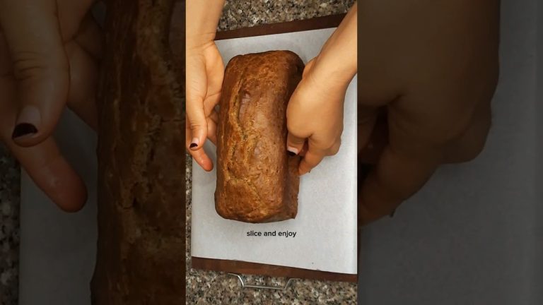 Perfectly moist Banana bread recipe #bananabread #bread