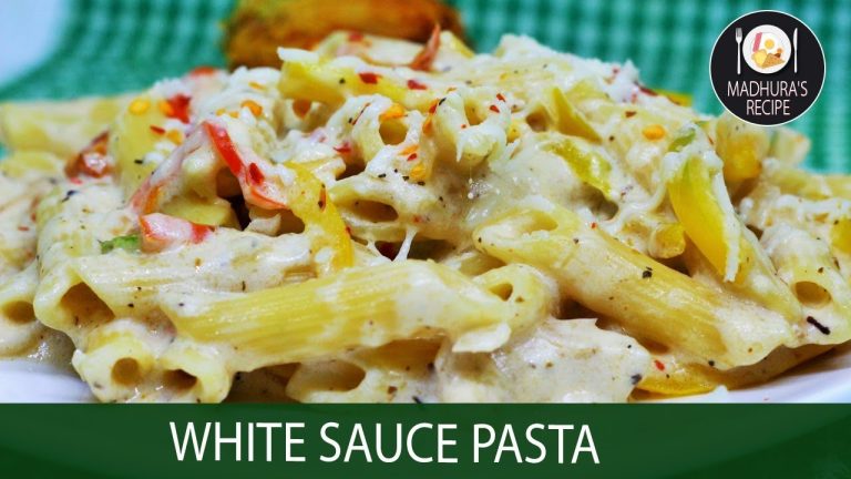 इटालियन चकोल्या | Creamy White Sauce Pasta | Cheesy Pasta Recipe | Mdhuras Recipe | Ep – 391