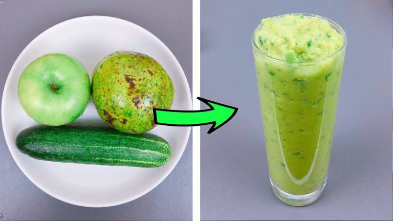 Healthy Smoothies For Weight Loss 🍏 Avocado apple smoothie Recipes (230 calories)