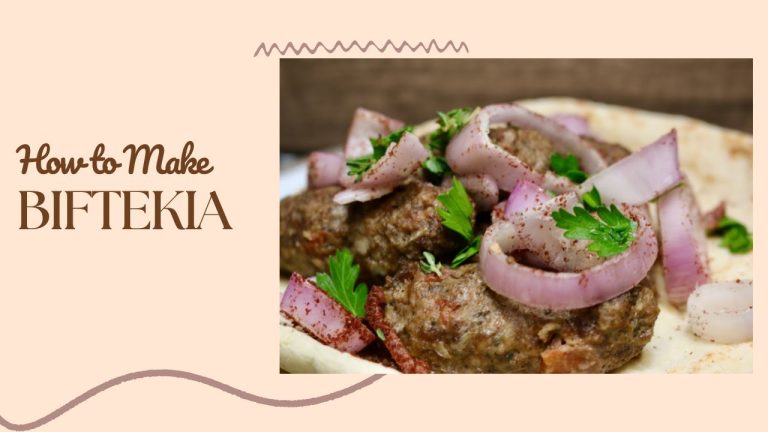 Biftekia Recipe ( Beef Kofta) | 牛肉科夫塔 | Rindfleisch-Kofta