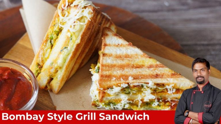 Bombay Sandwich Recipe| Street Food Dish| How to make Mumbai Grill Sandwich| Quick & Easy Tutorial