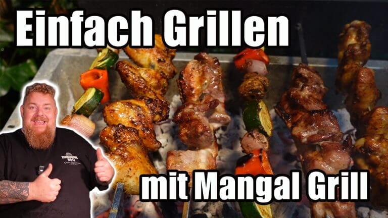 Einfach Grillen auf Mangal Grill – Schweinebauch, Hähnchen, Gemüse – BBQ & Grillen für jederman