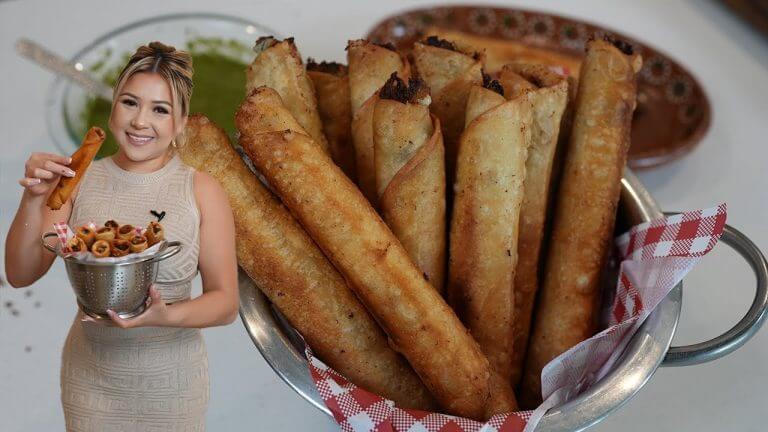 Quick, Easy, and Absolutely Delicious CHICKEN FLAUTAS & SALSA – A Recipe You CAN'T Miss!