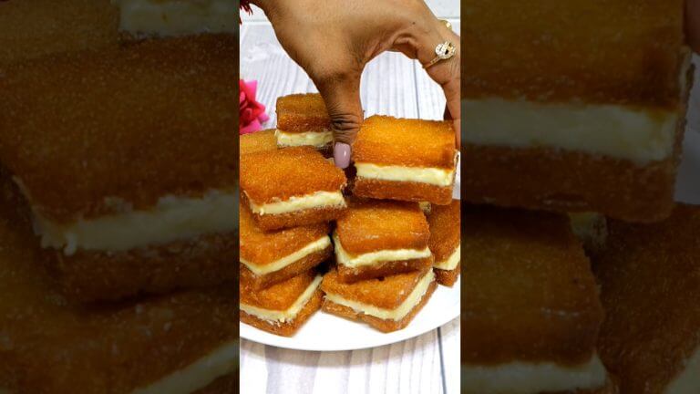 बर्फी मालपुआ भूल जायेंगे जब ऐसे मिठाई बनएंगे | Bread Malai Toast #cookwithparul #recipe #viral