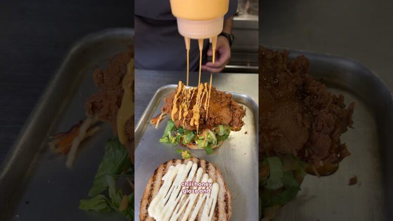 The crispiest chicken burger in London