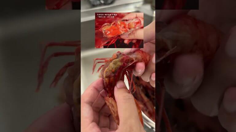 ทํากุ้งแดงสเปนดองในหอพักจีนครั้งแรก