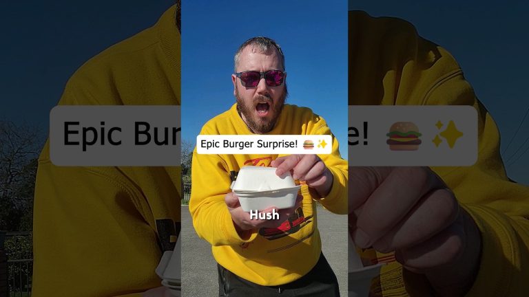 You WON'T Believe WHAT'S Inside This EPIC Burger! #seafood #smashburger