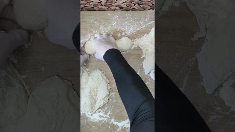 No🙂‍↔️ kneading bread #shorts